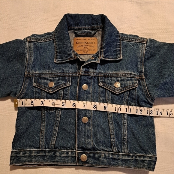 Oshkosh B'Gosh Y2K jean jacket 18 months - Picture 3 of 8